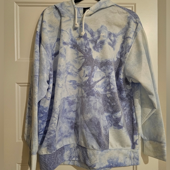 Nike Women's Blue and Purple Icon Clash Hoodie sz medium - Picture 1 of 8